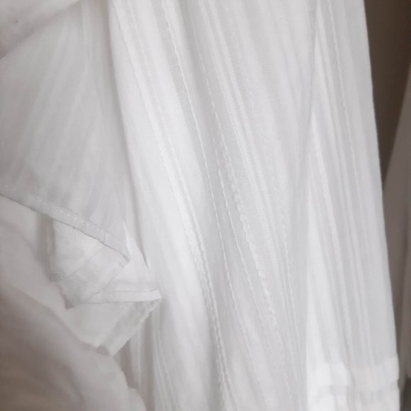 COPY - Ted Baker Silais Double Frill Blouse White - Picture 10 of 13